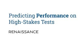 Predicting Performance on High-stakes Tests