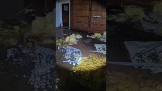 Copper thieves have destroyed this abandoned building 💦🏚️ #copperthieves #leak #flood #abandoned