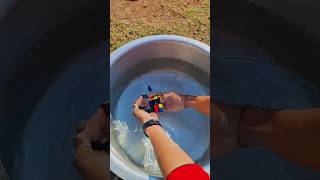 World's Cheapest Cube underwater solving Challenge #shorts #rubikscube #kingofcubers