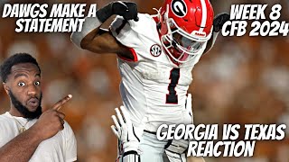 Reaction to #5 Georgia vs #1 Texas Full Game Highlights | 2024 College Football Highlights