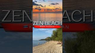 ZEN BEACH IN KOH PHANGAN 🇹🇭ULTIMATE DESTINATION FOR EXQUISITE SUNSETS  #kohphangan #IslandParadise