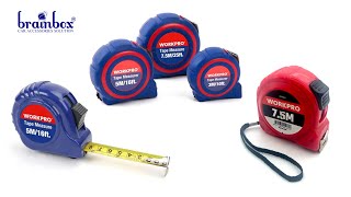 W061002 Workpro Plastic Tape Measure Meteran