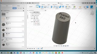 Fusion 360 -  гравирование выпуклых символов для клейма.