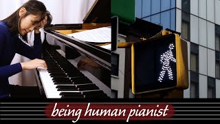 being human pianist | living in time