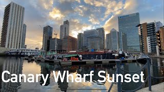 London Sunset - Canary Wharf (HD)