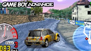 Rally driving around France | V-Rally 3 GBA