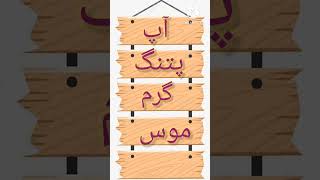 اردو الفاظ کی زنجیر:عنوان:آپ :word chain in urdu الفاظ کی زنجیر