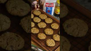 Oatmeal chocolate chip cookies #cookies #baking #easyrecipe