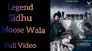 Legend Sidhu Moose Wala : Full Video | Balwinder Dildar | 👍 | 👍