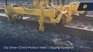 Clip Driver CD400 Product Video | Clipping Operation | Pandrol