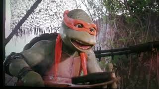 Teenage Mutant Ninja Turtles 3 (1993) Pizza / Frisbee