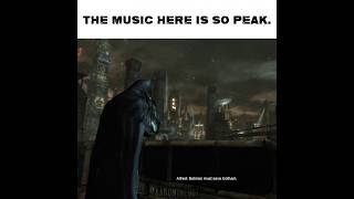 The Music Here Is Even More Peak. #shorts #gaming #batman #batmanarkham #batmanarkhamcity