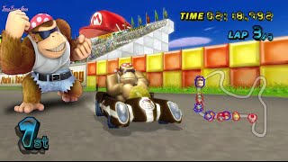 Mario Kart Wii 150cc Cup Team vs Race (Funky Kong GamePlay)