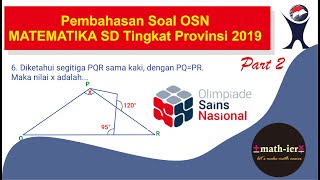 Pembahasan Soal OSN Matematika SD Tingkat Provinsi 2019-Part 2 |Cara mudah dan cepat mengerjakan OSN