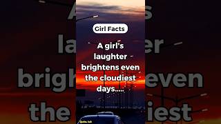 A girl's laughter brightens even the cloudiest days... #facts #motivation #quoteshub #shorts #short