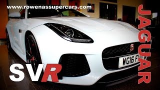 New 2016 200mph Jaguar F Type SVR review. WHAT A SOUND! on Rowena's Supercars