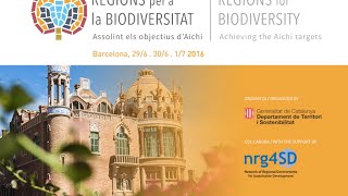 International Conference Regions for Biodiversity - June 30th, 2016