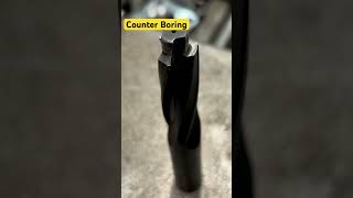 Counter Boring #machinist #shortvideo