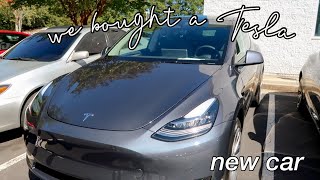 we bought a TESLA model Y?!  lost footage ep1| Mia Rits