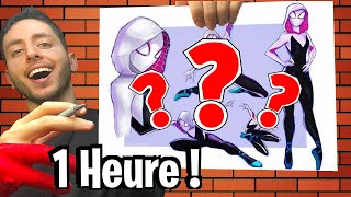 Faire un MAXIMUM DE DESSINS EN 1 HEURE ! Challenge Dessin avec AtomstackX30pro 30-33W