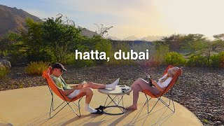 a sleepover in hatta wadi hub 🌵🐫  | a calm getaway from dubai city life, resetting +  having fun