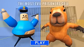 CAPYBARA'S BARRY'S PRISON RUN! (SCARY OBBY) - Full Gameplay - No Commentary #roblox