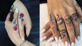 50 Pretty Finger Tattoo Ideas For Women That Are Simply Gorgeous