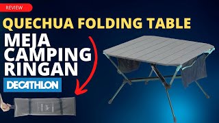 DECATHLON - QUECHUA Low Folding Camping Table MH500 #camping #hiking #asmr #silentvlog #decathlon