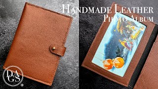 Making a Brown Leather Photo Album for Your Loved Ones! | DIY Gift Ideas