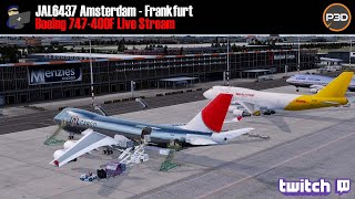 Prepar3d v5 | PMDG 747-400F | Amsterdam Schiphol - Frankfurt (JAL6437) | VATSIM