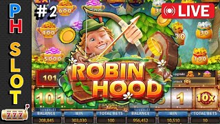 🔴PH SLOT LIVE | 100K BIG WIN ROBIN HOOD NO.2 | FC | PRAGMATIC PLAY | PG SOFT