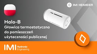 Halo-B - Głowica termostatyczna do pomieszczeń użyteczności publicznej