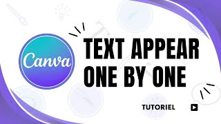 How to make text appear one by one in Canva presentation