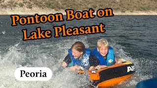 Fun Family Day on Lake Pleasant With a Pontoon Boat