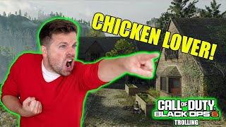 DUDE FINDS OUT I AM A CHICKEN WATERMELON LOVER! [BO6 Trolling]