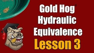 Gold Cyclone - Learning Video - Hydraulic Equivalence