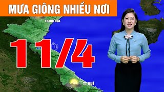 Dự báo thời tiết đêm nay ngày mai 11/4/2024 | Dự báo thời tiết 3 ngày tới