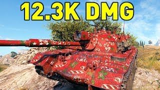 WoT | M48A5 Patton - 12.3K Damage - 10 Kills - World of Tanks