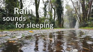 Rain sounds for sleeping / Звук дождя для сна. Успокаивающие звуки дождя для сна