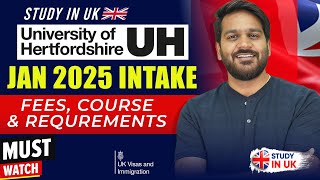 Study in UK: University of Hertfordshire: Best University for UK January 2025 Intake