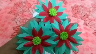 Origami paper flower 🌺🌻🌹💐🌼#paperflower #origamicraft #diyhomedecor #papercraft #diy