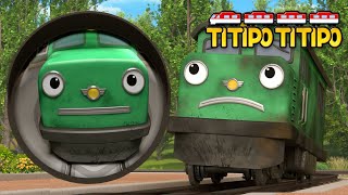 Titipo English Episodes l Diesel the freight-train hates shower! l S2 S1 compilation l Titipo Titipo