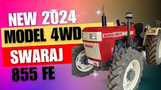 swaraj 855 new model 2024 4x4 swaraj 855 fe five star 4wd newmodel 2024,swaraj 855 fe 4wd 2024 model