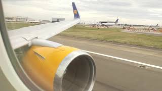 Icelandair Boeing 767-300ER Takeoff at London Heathrow Airport