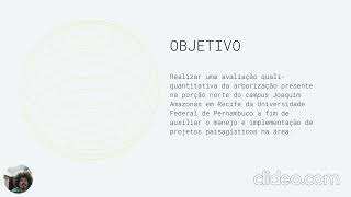 AVALIAÇÃO DA ARBORIZAÇÃO DO CAMPUS JOAQUIM AMAZONAS DA UNIVERSIDADE FEDERAL DE PERNAMBUCO