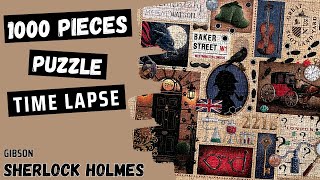 Sherlock Holmes 1000 Pieces | Gibson Puzzle | Time Lapse