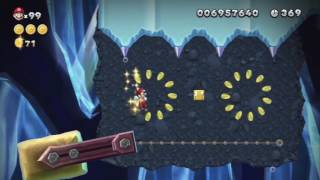 NSMBU - Superstar Road-4 - Hammerswing Caverns 100% Guide & Stage-By-Stage Speed Runs