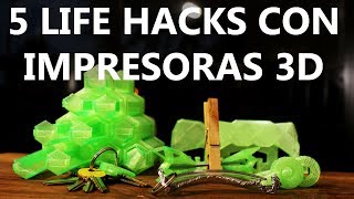 5 Life hacks con materiales reciclados VS 5 Life hack con impresoras 3D