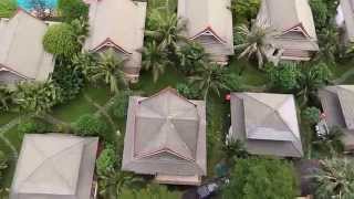 Aerial View of Baan Talay Samran and the beach