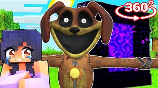 HOW Aphmau TRAPPED Into DOGDAY PORTAL in Minecraft 360° ?